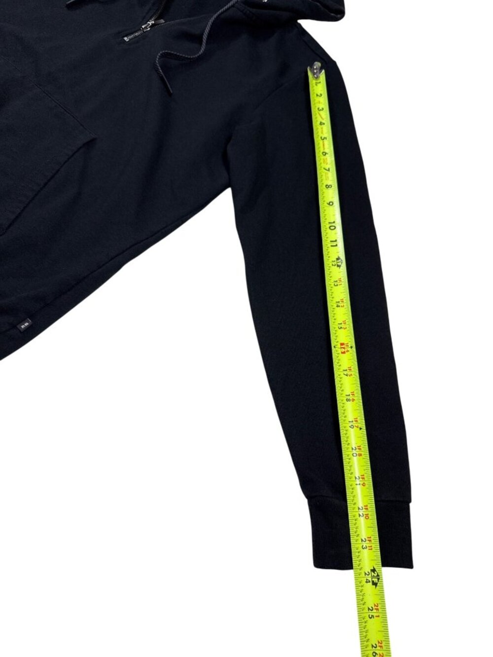 Robert Barakett Black Hoodie With Gray Lining Large Pullover (KK596) - Picture 4 of 8